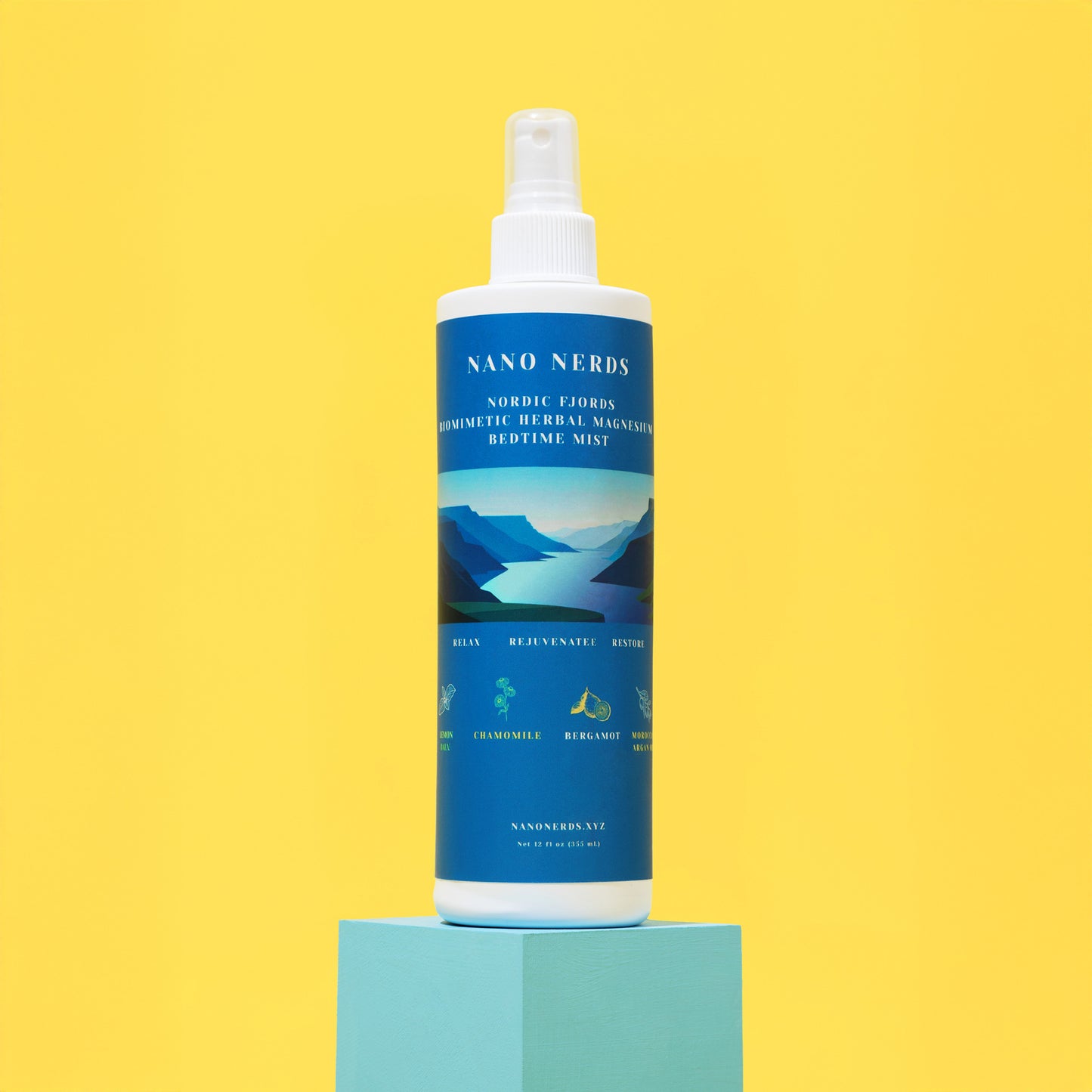 Nordic Fjords Mitochondrial Biomimetic Herbal Magnesium Bedtime Mist