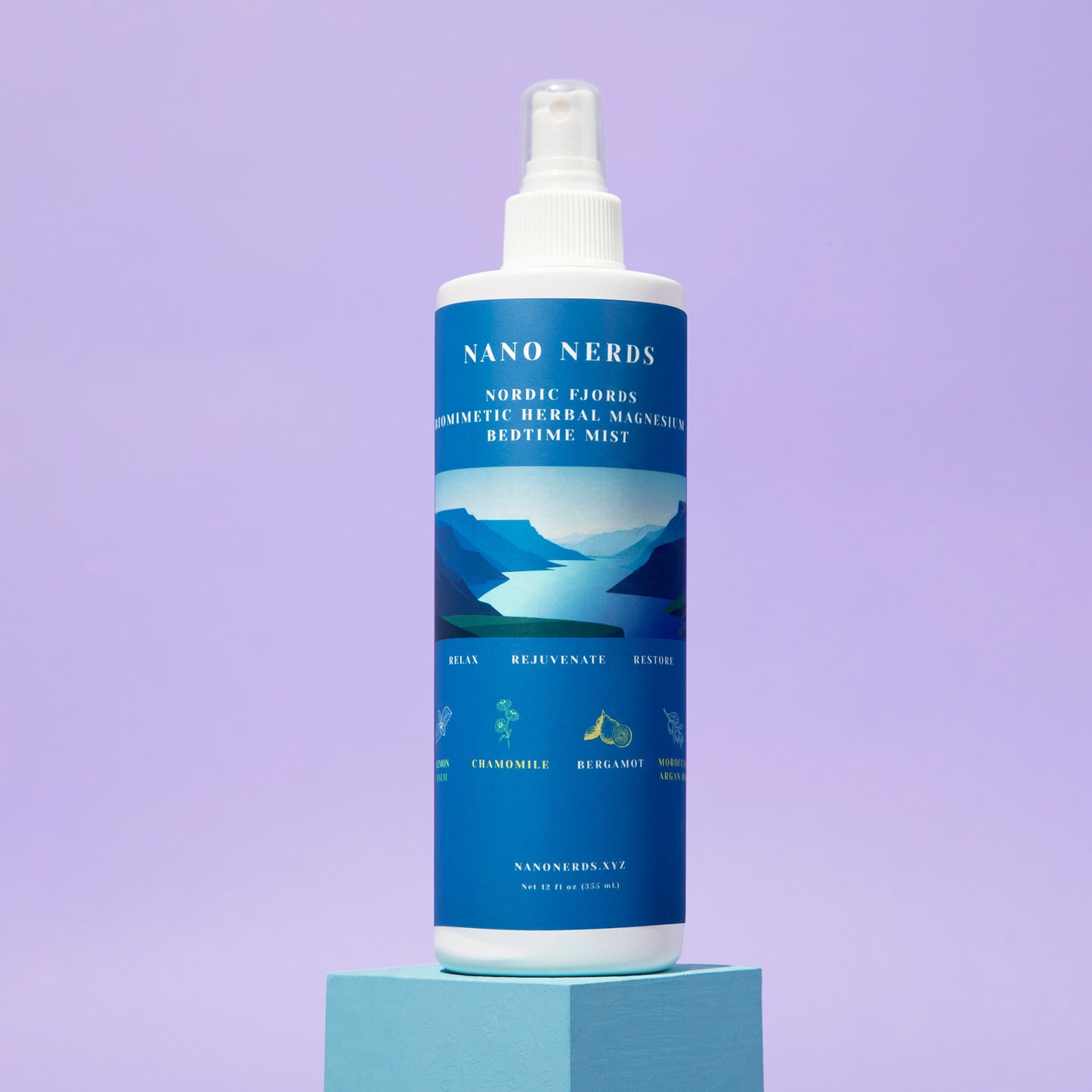 Nordic Fjords Mitochondrial Biomimetic Herbal Magnesium Bedtime Mist