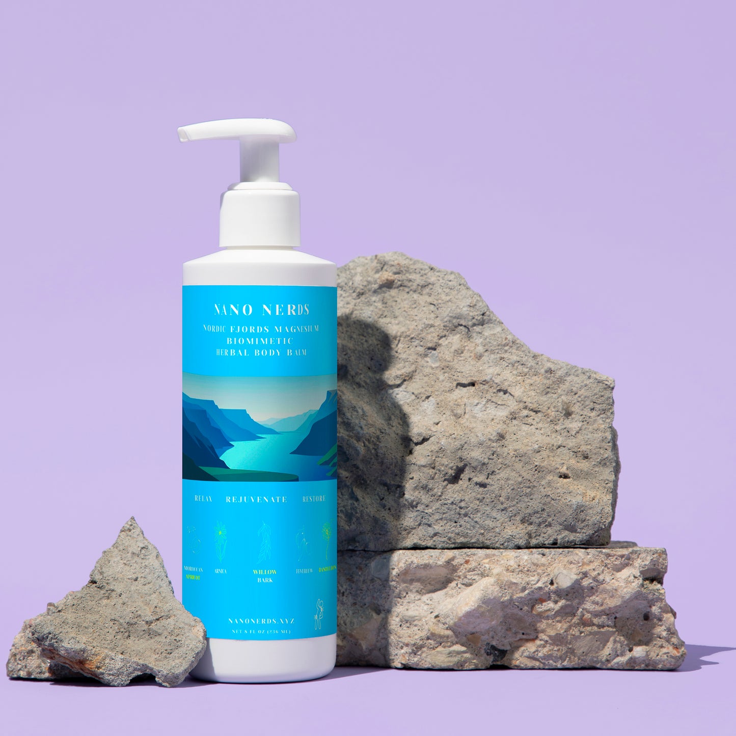 Nordic Fjords Mitochondrial Biomimetic Herbal + MG2 Magnesium  Body Balm