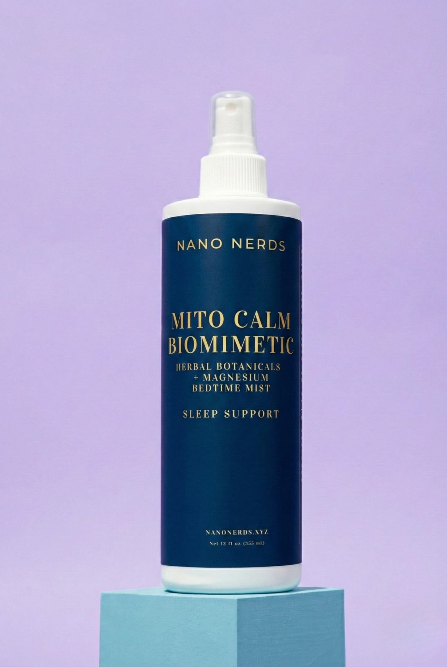 Mito Calm Biomimetic Herbal Botanicals + MG2 Magnesium  + Peptides + Bedtime Mist Spray