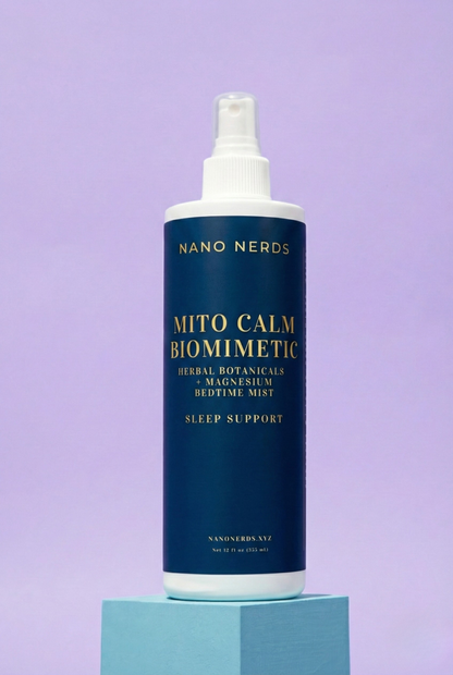 Mito Calm Biomimetic Herbal Botanicals + MG2 Magnesium  + Peptides + Bedtime Mist Spray