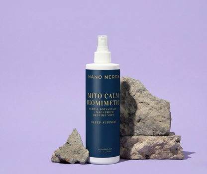 Mito Calm Biomimetic Herbal Botanicals + MG2 Magnesium  + Peptides + Bedtime Mist Spray