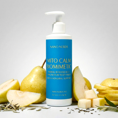 Mito Calm Biomimetic Herbal Botanicals + MG2 Magnesium + Peptides + Body Balm